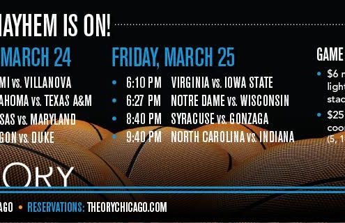 College basketball Chicago sports bar